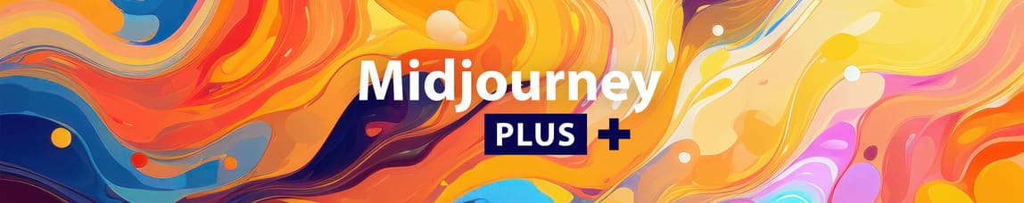 Bandeau Midjourney PLUS